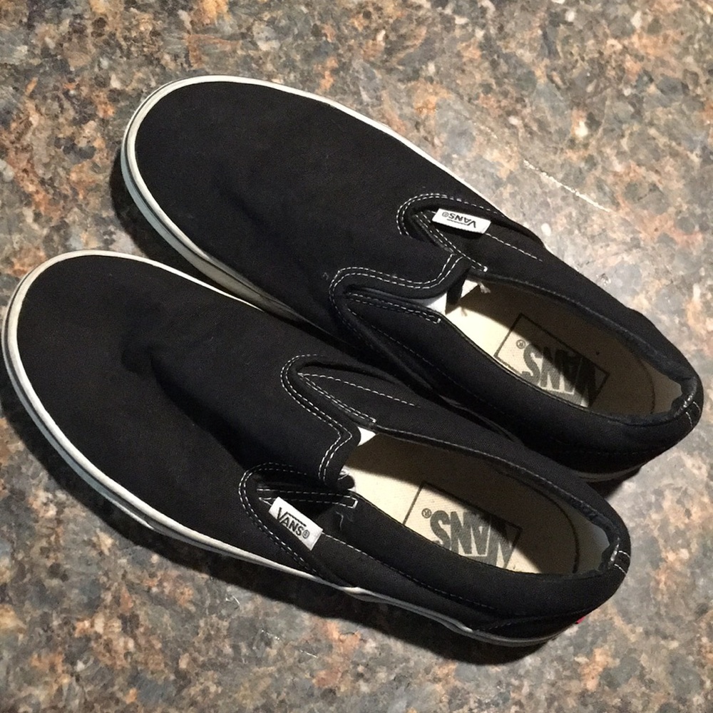 Vans slip on.